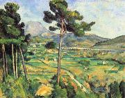 Paul Cezanne Montagne Sainte Victoire painting